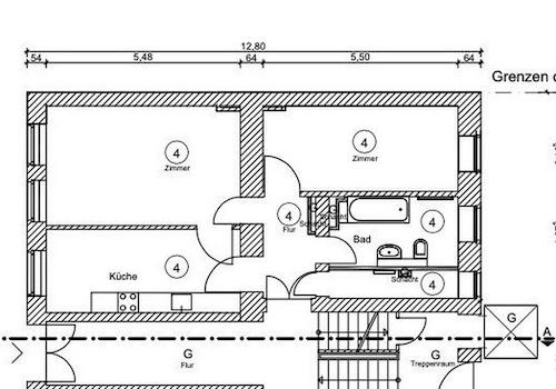 Grundriss WE 04