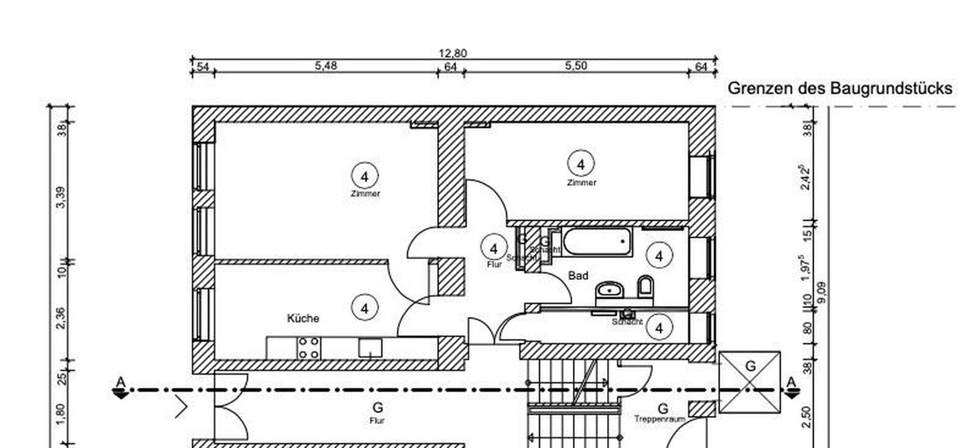 Grundriss WE 04