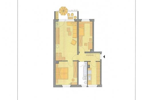 Grundriss möbliert