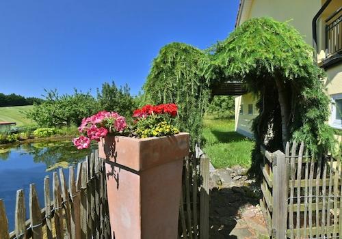 Terasse vor Sauna