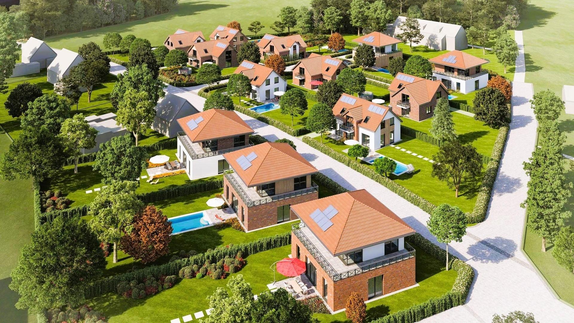 Visualisierung Baugebiet