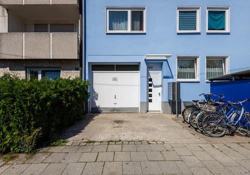 Abfahrt Tiefgaragen