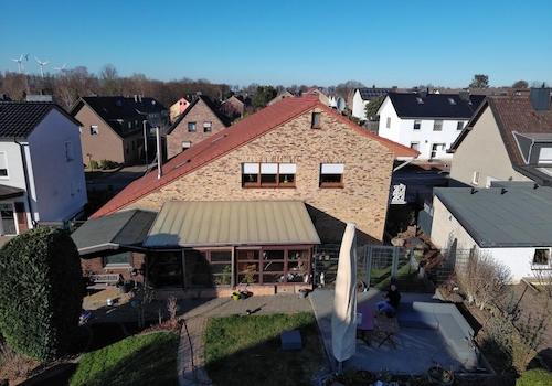 Sicht von Oben, Gartenseite