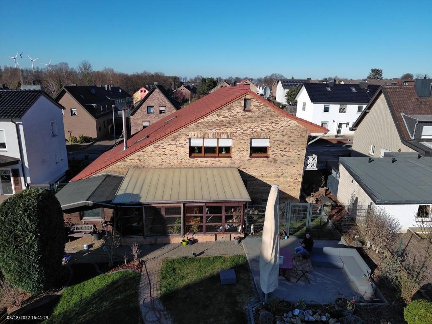Sicht von Oben, Gartenseite
