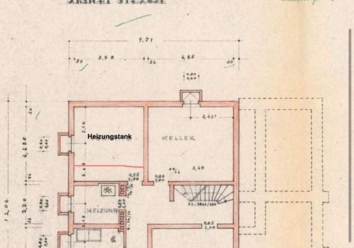Grundriss Keller