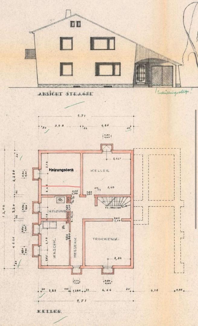 Grundriss Keller