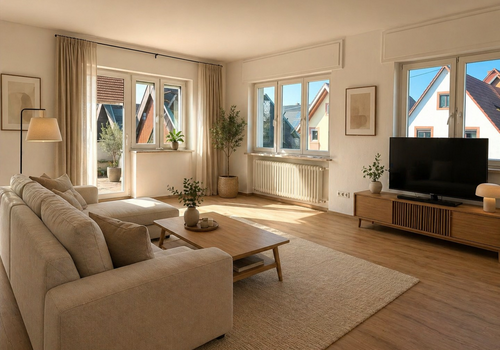 Wohnzimmer Bsp-Einrichtung