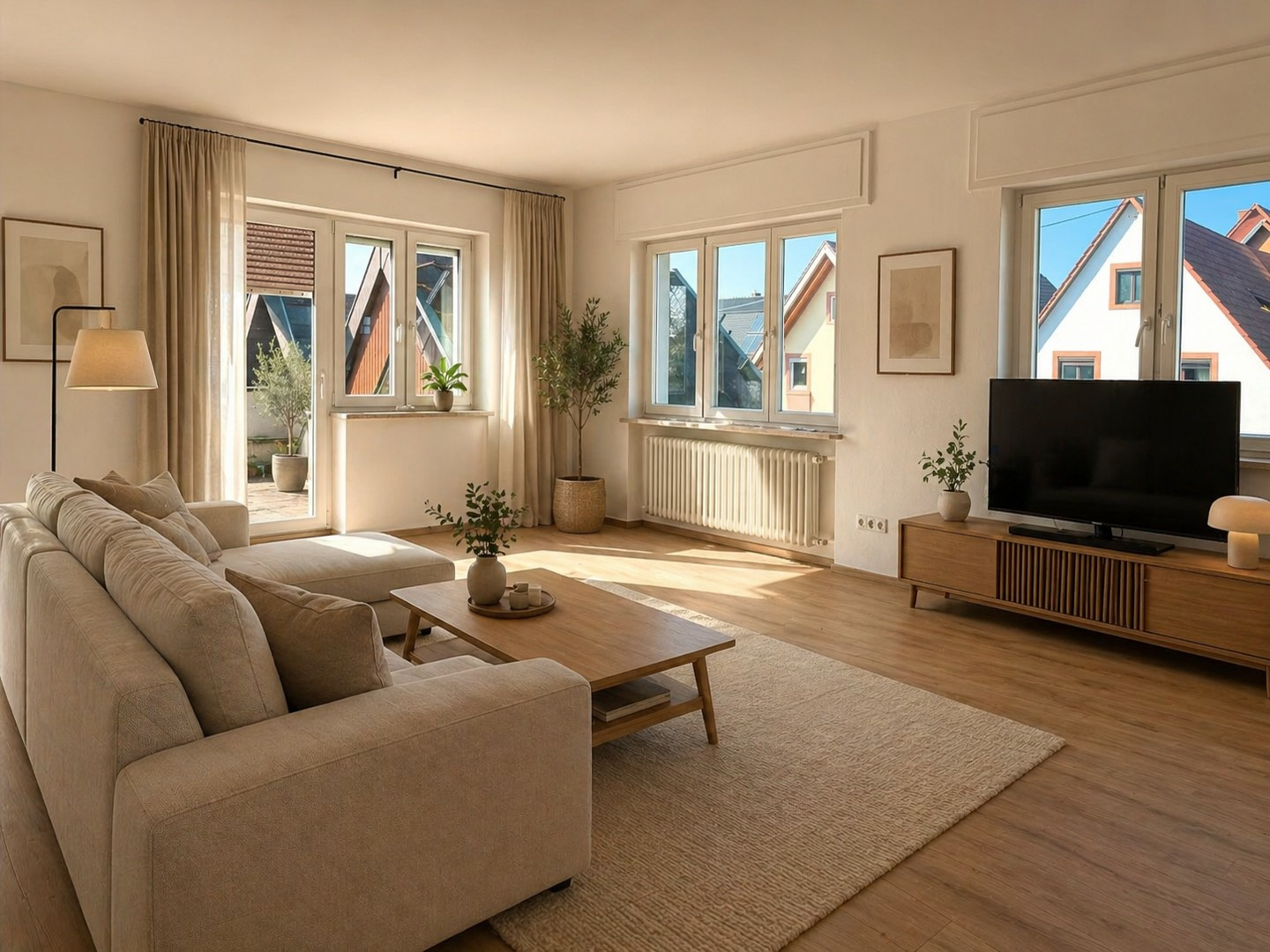 Wohnzimmer Bsp-Einrichtung