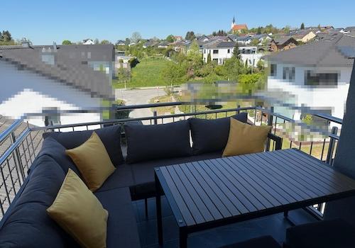 Fernblick Balkon