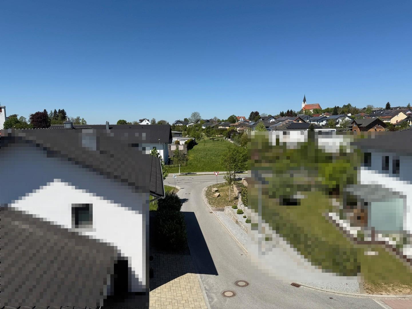 Fernblick Balkon Hengersberg