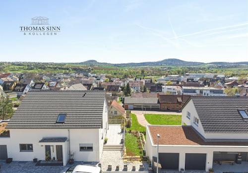 Aussicht vom Balkon und Schlafzimmer
