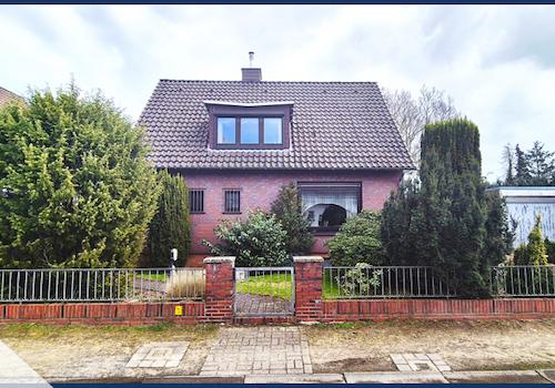 Blick auf das charmante Einfamilienhaus