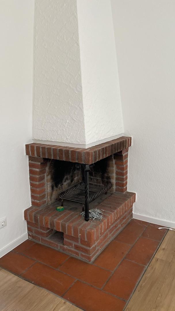 Kamin im Wohnzimmer