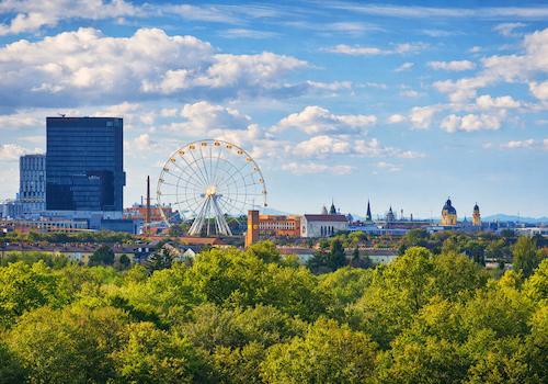 Sicht zum Riesenrad