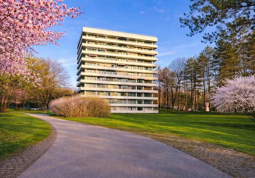 Parkanlage gepflegt