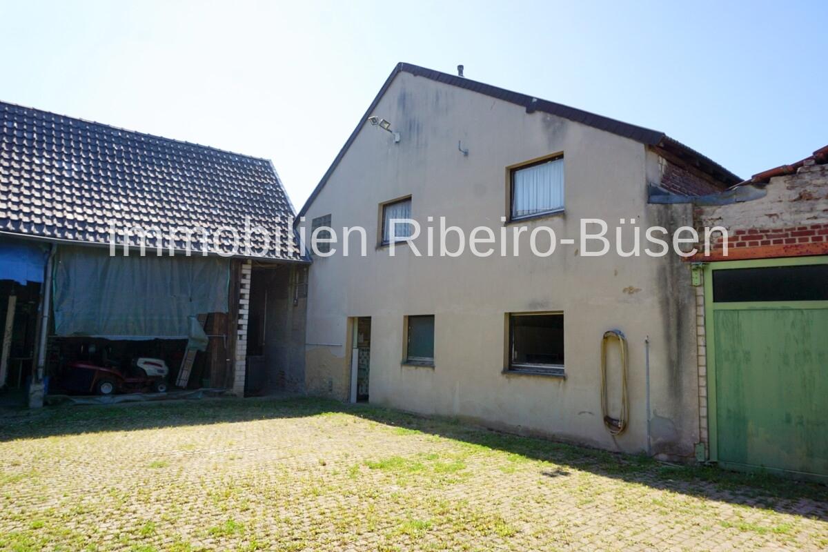 Blick aufs Wohnhaus
