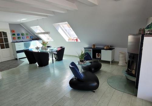 Wohnzimmer mit FB-Heizung
