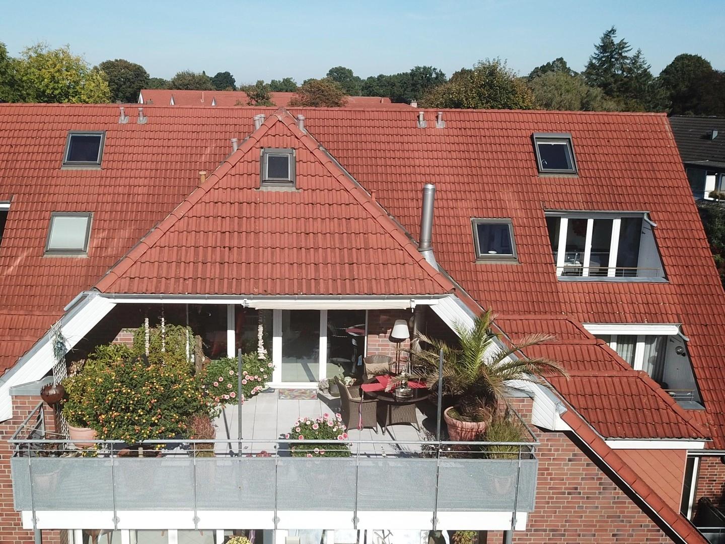 Drohnen-Foto Dachterrasse