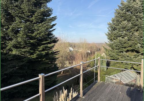 Ausblick von der Dachterrasse