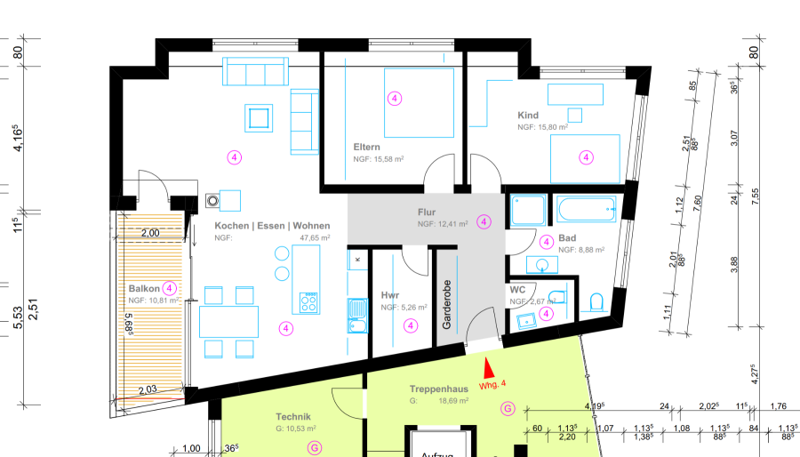 Wohnung 4