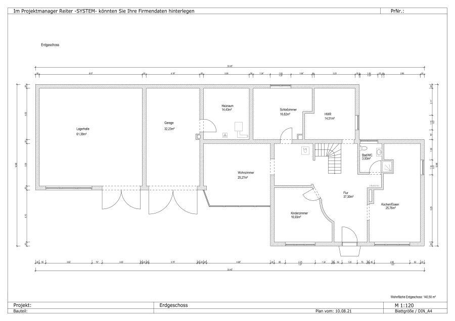 Grundrisse untere Etage