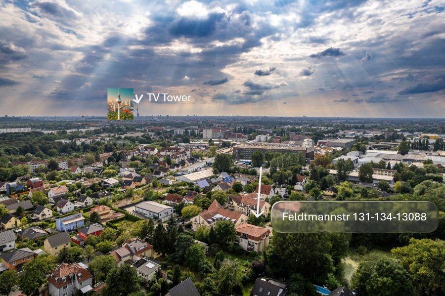 In the heart of green but not far from City Centre_TVTowerbeschriftet
