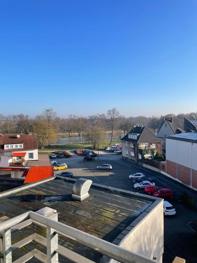 Blick vom Balkon