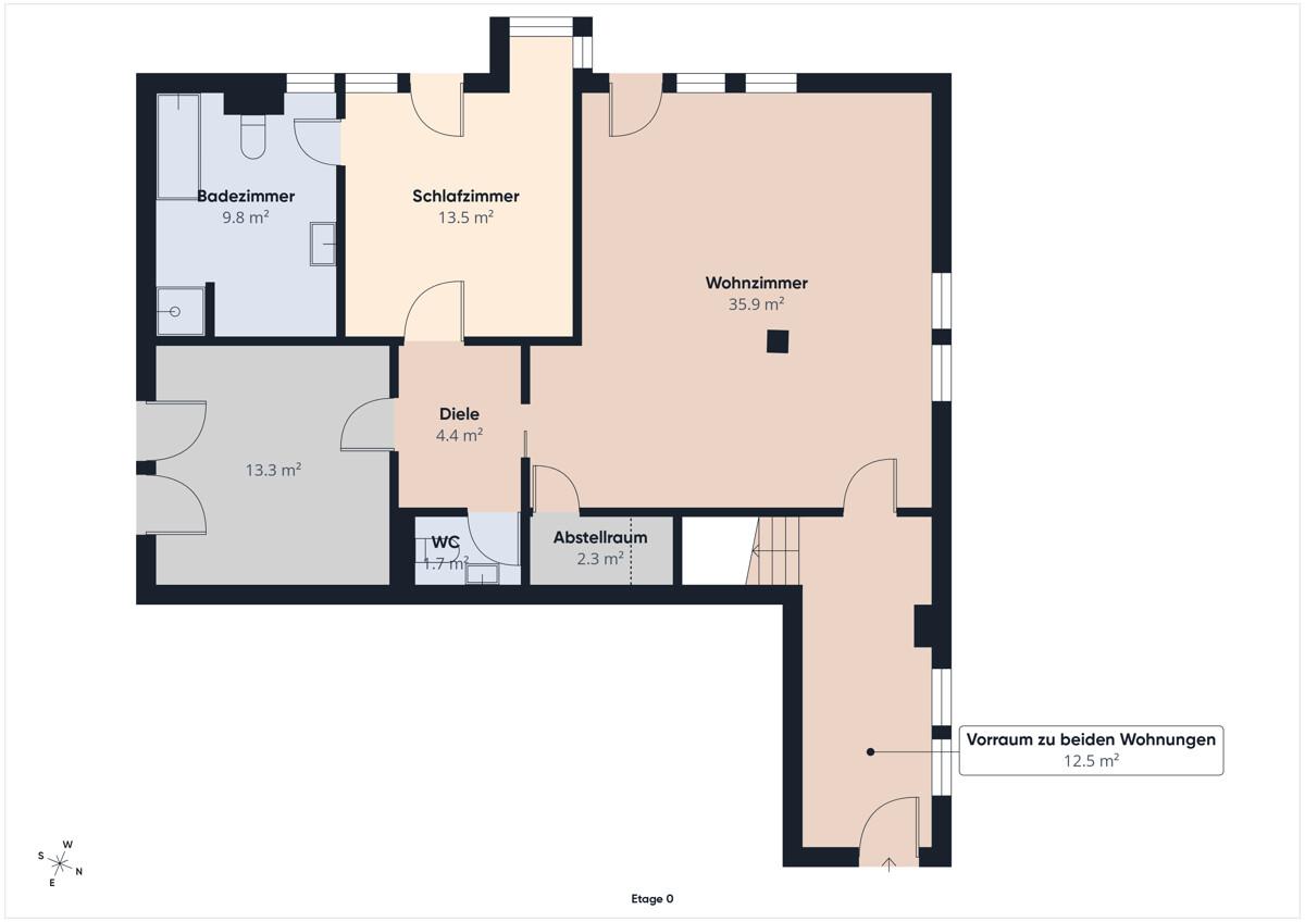 1. OG (untere Wohnung) 