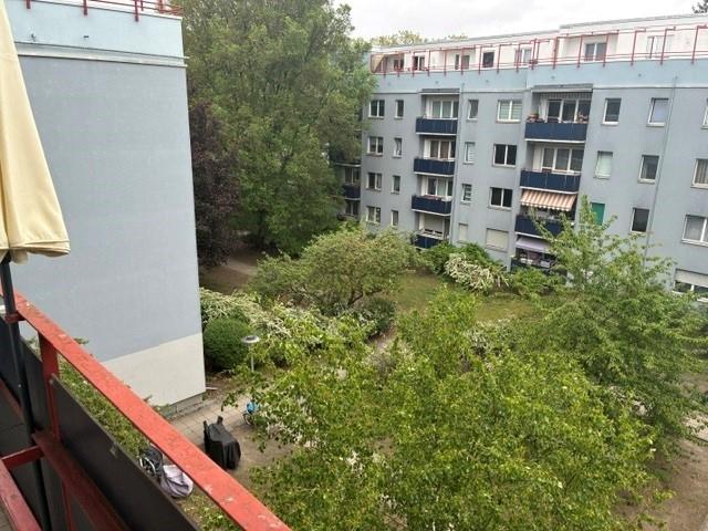 Blick vom Balkon