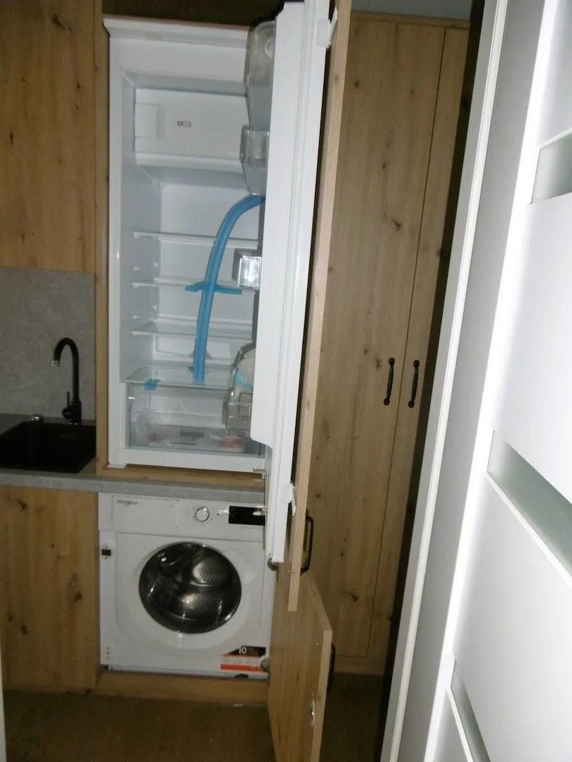 Waschmaschine + Kühl-Gefrier-Kombi