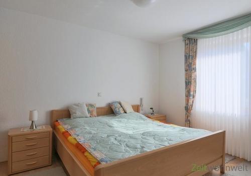 Blick ins Schlafzimmer