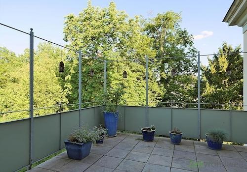 Blick auf den Balkon