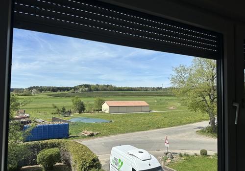 Blick vom Schlafzimmer