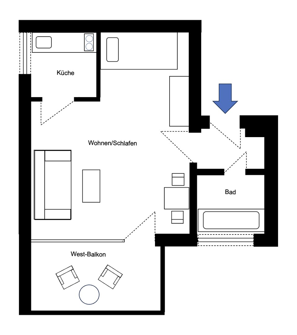 Grundriss Wohnung