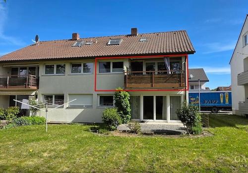 Südseite mit Balkon
