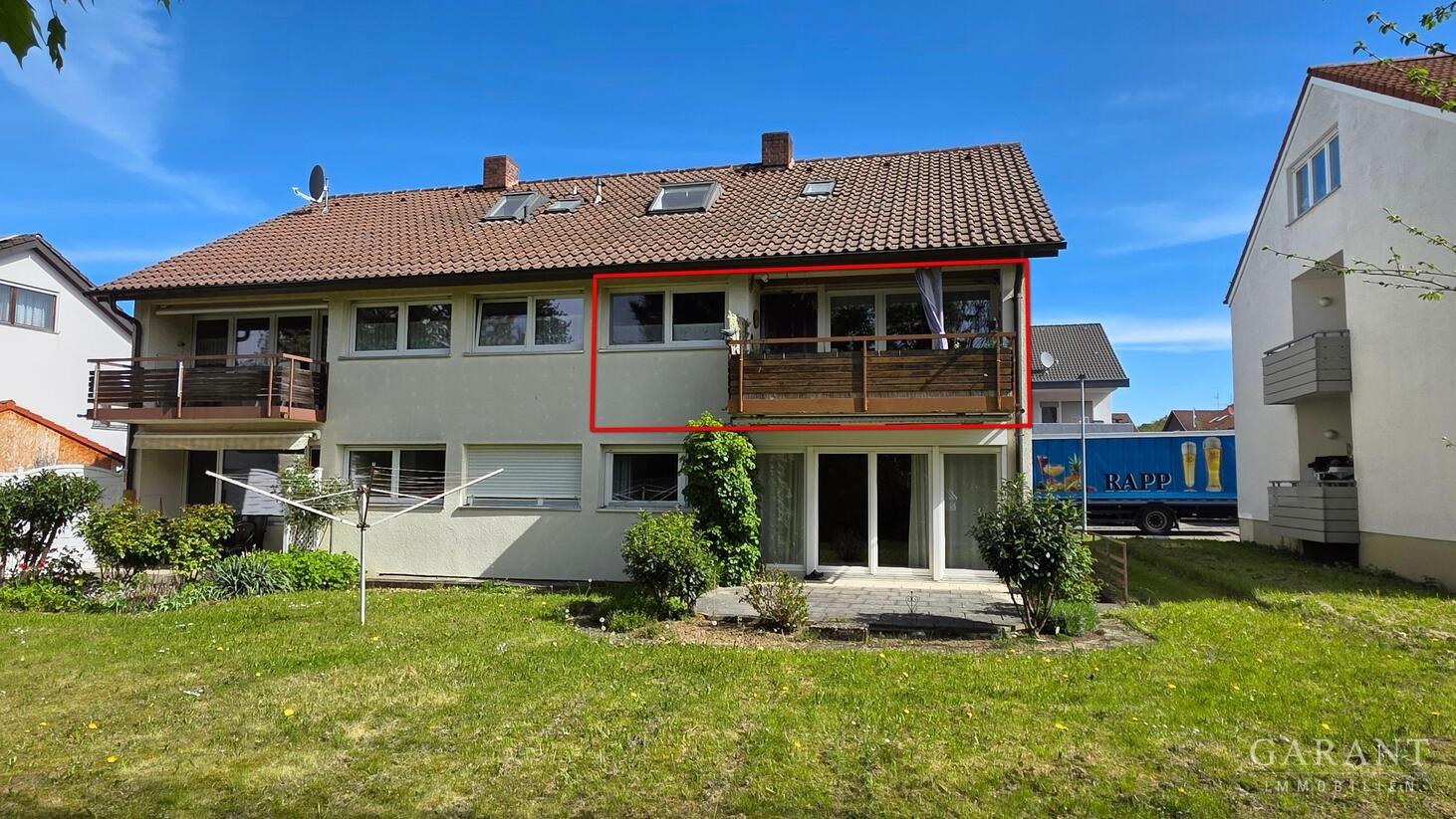 Südseite mit Balkon