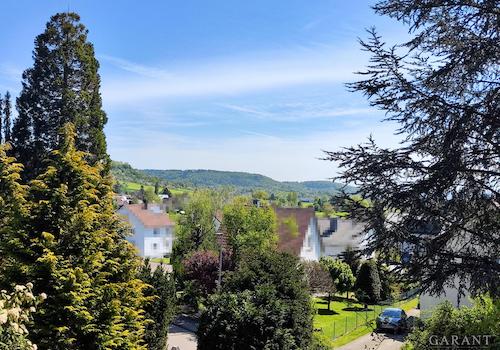 Blick vom Grundstück