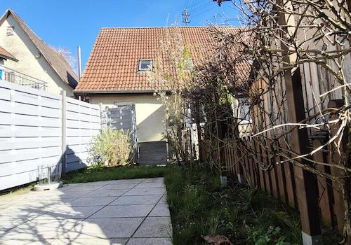 Gartenanteil mit Terrasse
