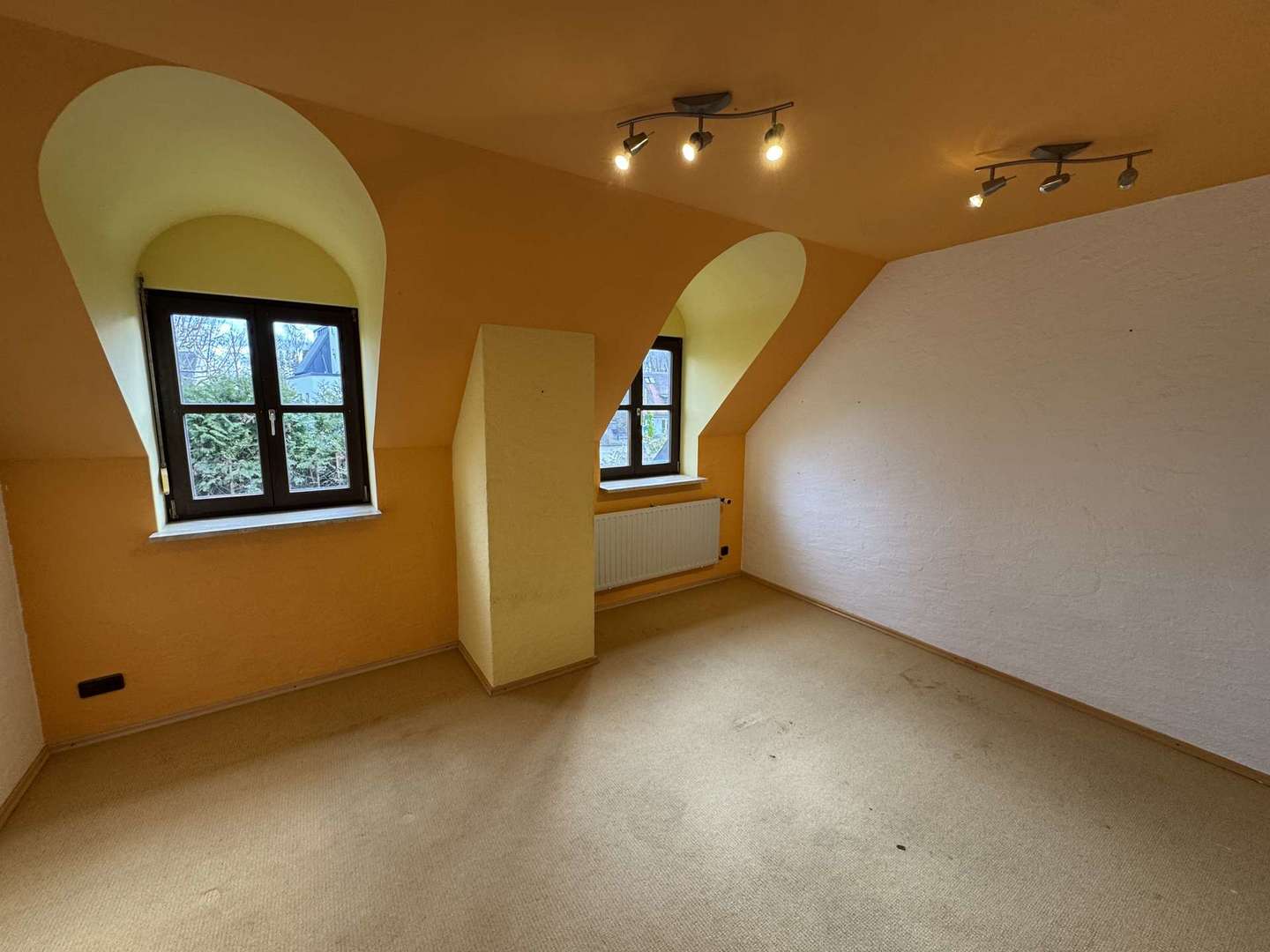 lichtdurchflutete Zimmer