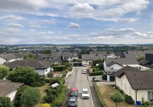 Blick vom Balkon