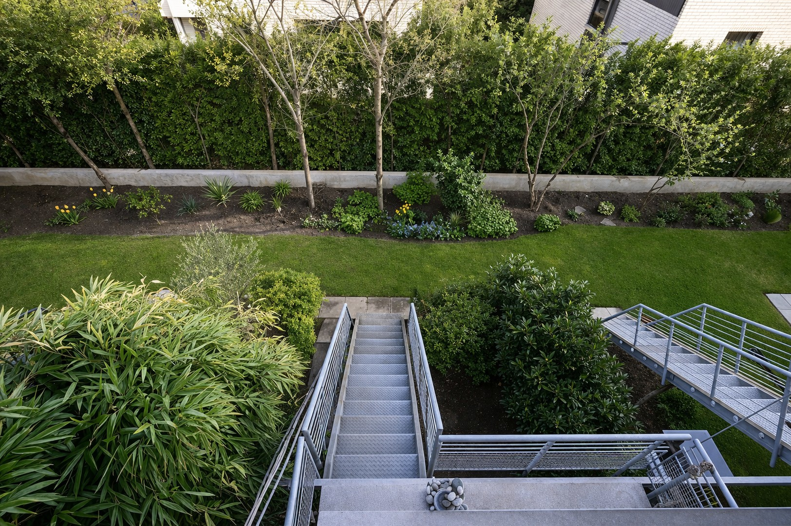 Treppe zum Garten