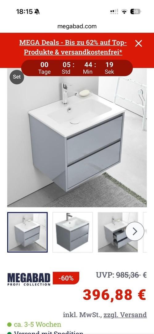 Neue Waschtisch-Unterschrank
