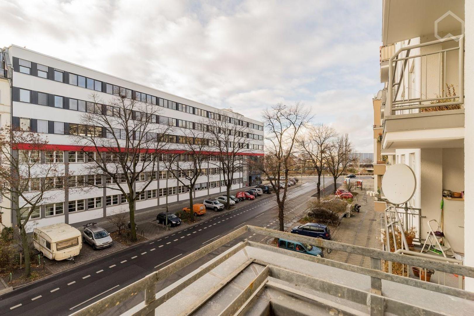 Blick aus dem Balkon
