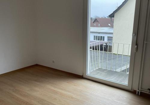 Schlafzimmer mit Balkon