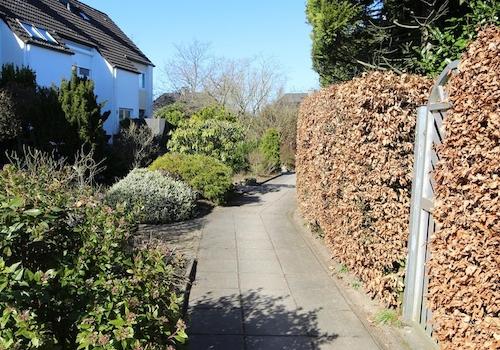 Weg zum Haus