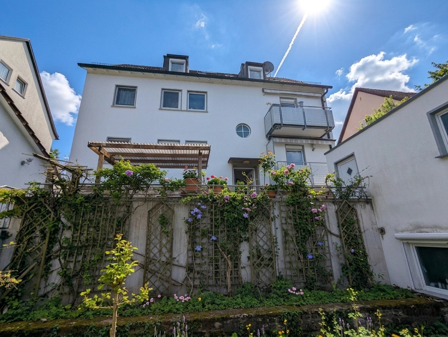Hinteransicht Haus