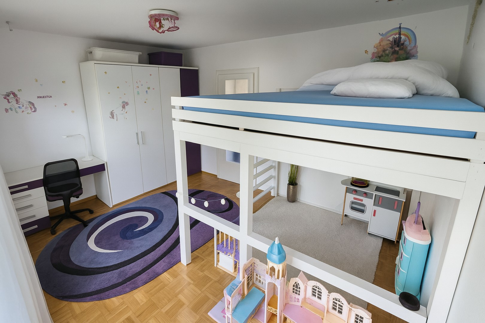 Kinderzimmer mit Hochbett