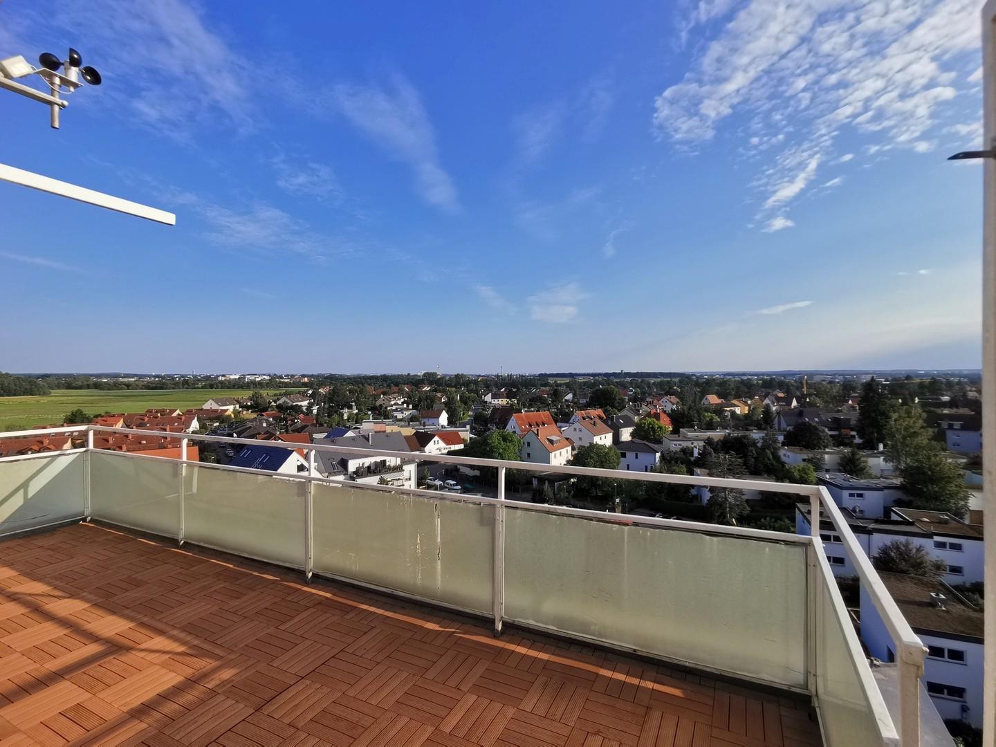 Blick Nürnberg - Fürth
