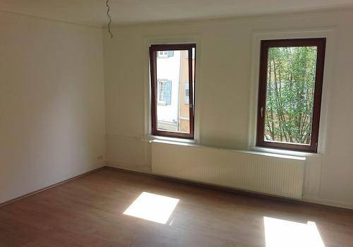Schlafzimmer ohne Möbel