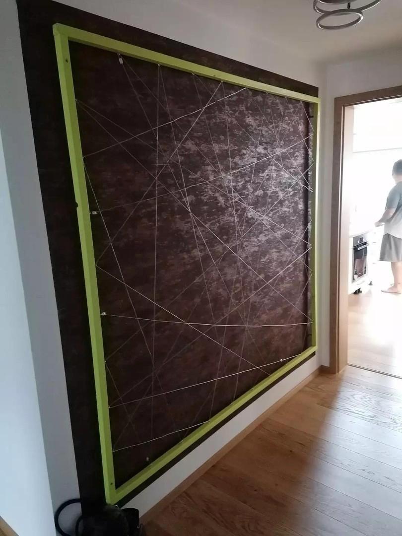 Fotowand im Hausgang